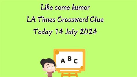 like some jokes crossword clue|like some jokes.